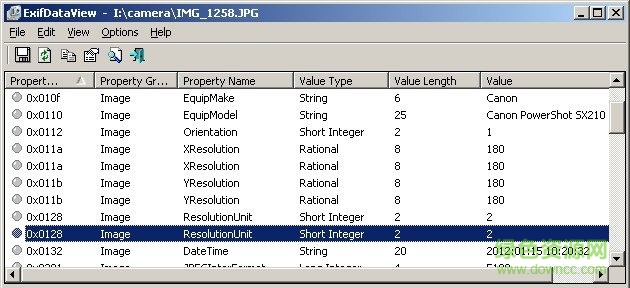 exifdataview v1.06 免費(fèi)綠色版 0