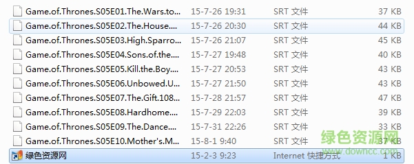 權(quán)力的游戲第五季全10集中文字幕 1080p 簡(jiǎn)體字幕包 0