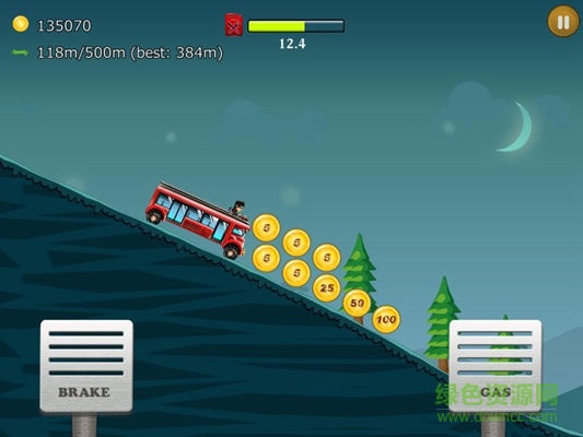 山路爬坡賽無限金幣版(Up Hill Racing) v1.05 安卓版 2