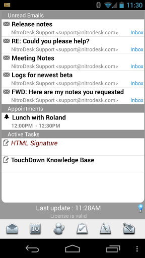 TouchDown for SmartPhones(Exchange郵件客戶端) v8.1.00020 安卓版 1