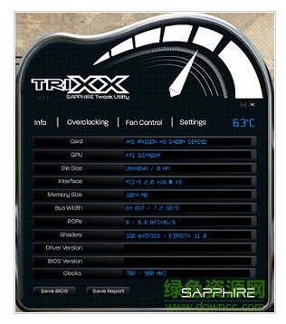 藍(lán)寶石Sapphire顯卡TRIXX超頻工具 v4.6.0 官方版_附中文說(shuō)明 0