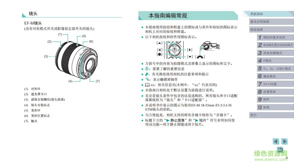佳能eos m3中文說明書