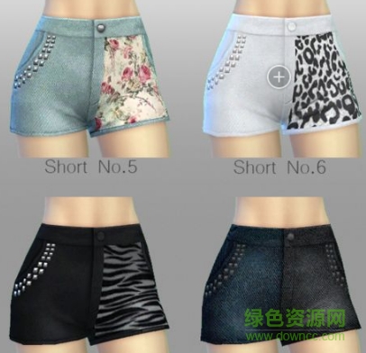 模擬人生4斜紋牛仔短褲MOD 免費版 0