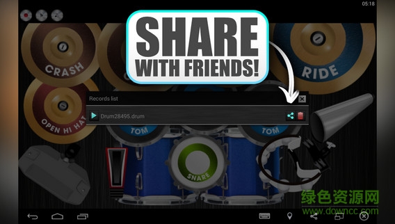 虛擬架子鼓軟件(Drumset) v1.0 安卓版 0