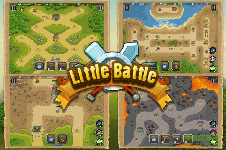 小小戰(zhàn)役刀塔塔防內(nèi)購修改版 v2.5 無限鉆石安卓版 1