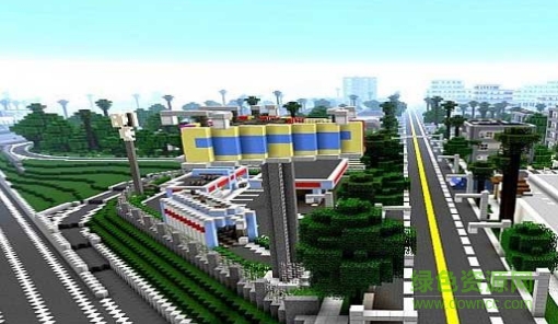 我的世界最真實城市地圖 v0.4.5 綠色版 0