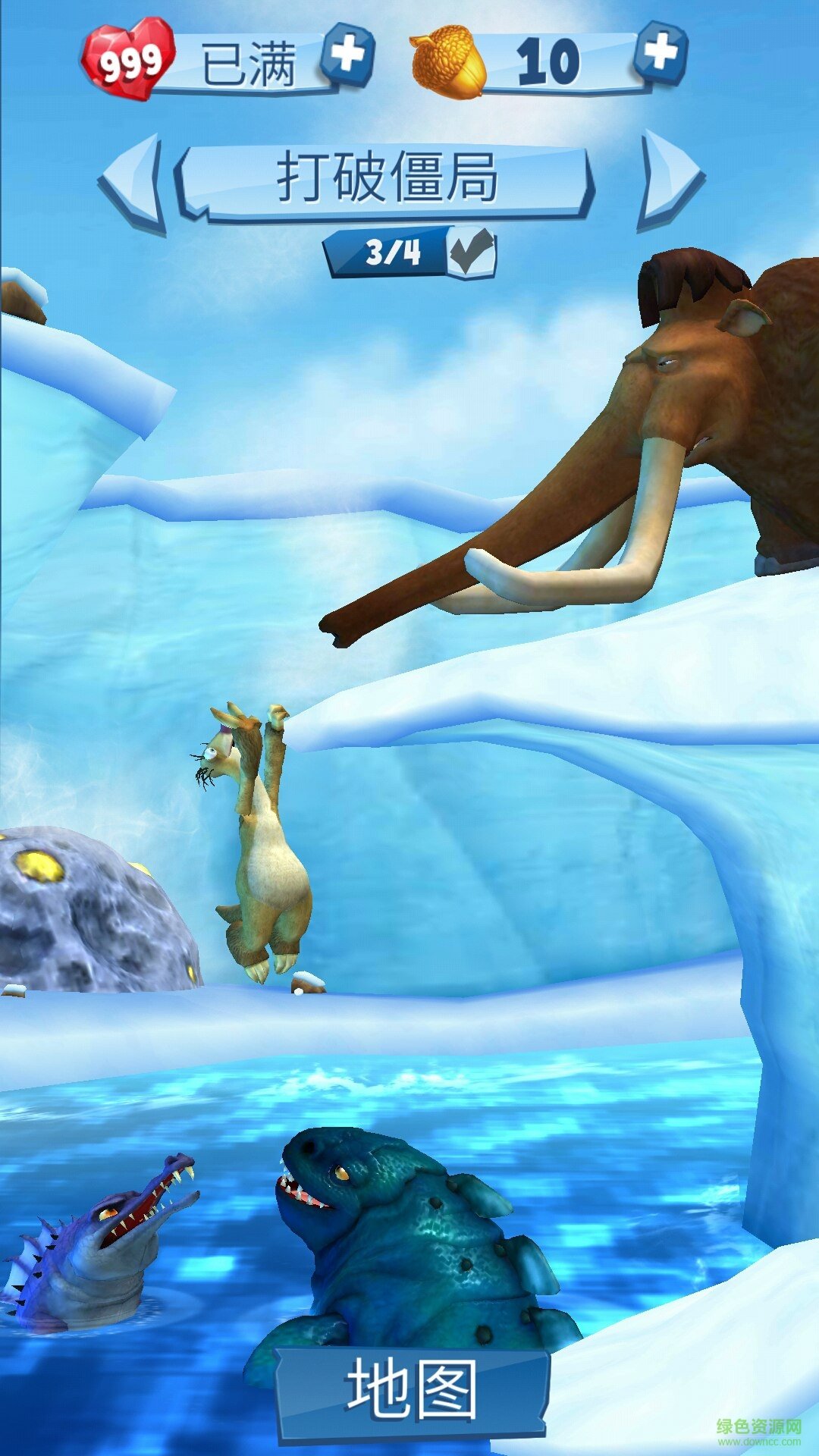 冰川時(shí)代極地風(fēng)暴中文修改版 v1.3.752 無(wú)限活力安卓版 2