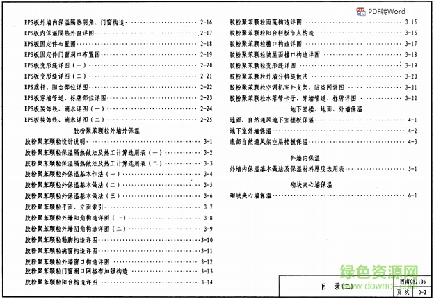 西南08j106居住建筑節(jié)能構(gòu)造圖集 pdf高清電子版 0