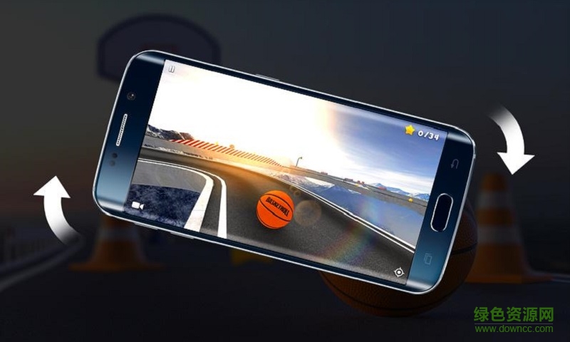 滾動的球3d免費版(basketroll) v1.1 安卓版 1