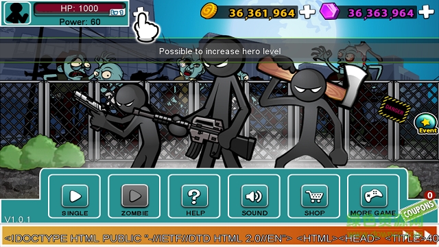 憤怒的火柴人5無(wú)限金幣版