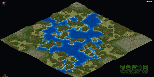 帝國時代2黑森林地圖