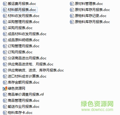 倉(cāng)庫(kù)管理表格模板全套22個(gè) word免費(fèi)版 0