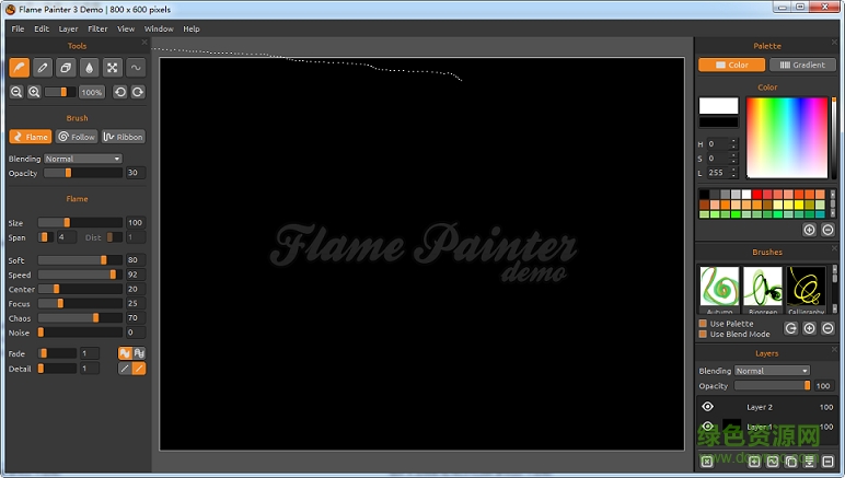 flame painter3(圖像作圖創(chuàng)意軟件) v3.2 綠色免費(fèi)版 0
