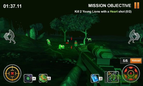 荒野狩獵3D中文修改版 v1.1 安卓無限金幣版 0