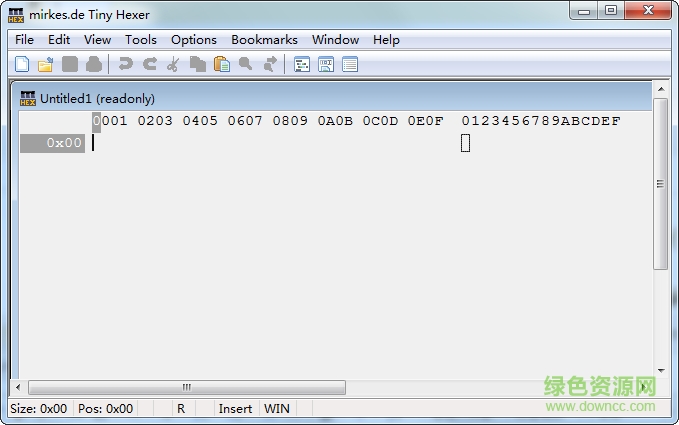 exe文件編輯器(tiny hexer) v1.8.1.6 綠色版 0
