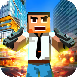 我的世界俠盜飛車內(nèi)購修改版(block cube gun war)