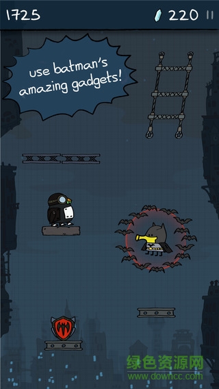 涂鴉跳躍之dc超級英雄 v1.7.2 安卓版 1