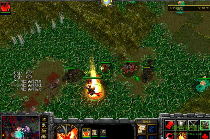 灰色城堡v1.0正式版_魔獸防守地圖  0