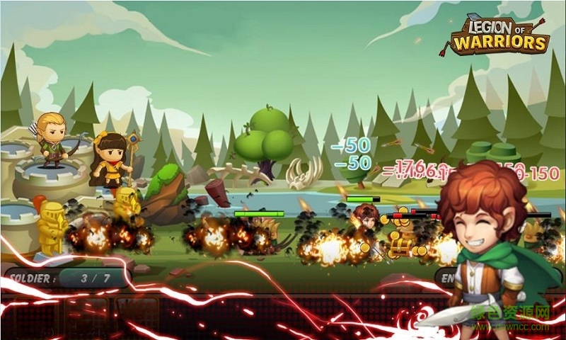 軍團(tuán)戰(zhàn)士內(nèi)購修改版(Legion of Warrior) v1.5 無限鉆石安卓版 1