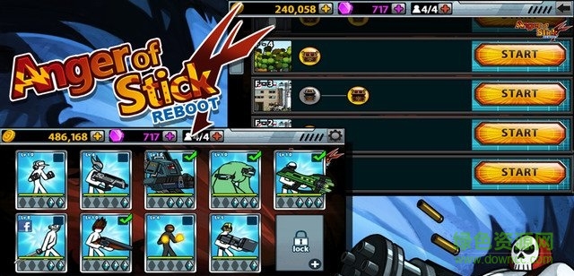 憤怒的火柴人4重啟存檔內(nèi)購修改版(AngerOfStick4) v1.1.4 安卓無限金幣鉆石版 0
