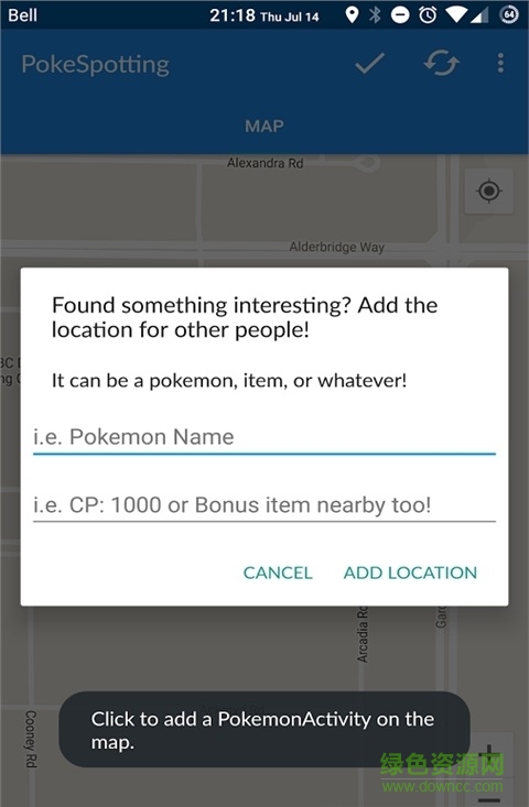 寶可夢位置分享(PokeSpotting) v1.02 安卓版 2