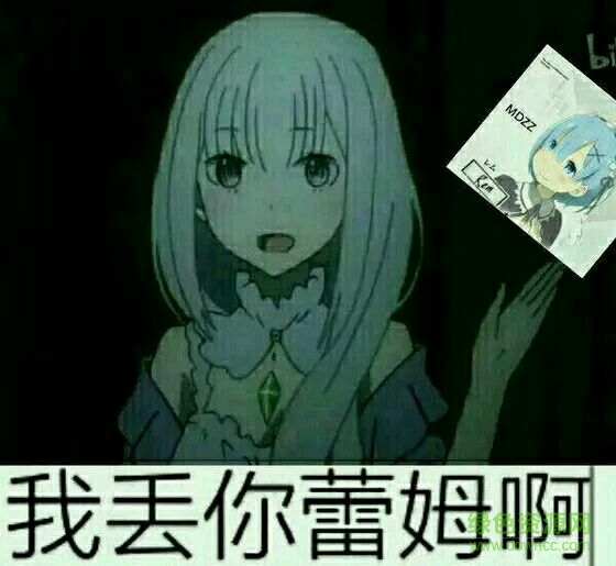 丟你雷姆表情包  1