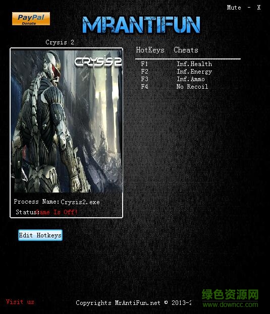 孤島危機(jī)2 1.9四項(xiàng)修改器 MrAntiFun版 0