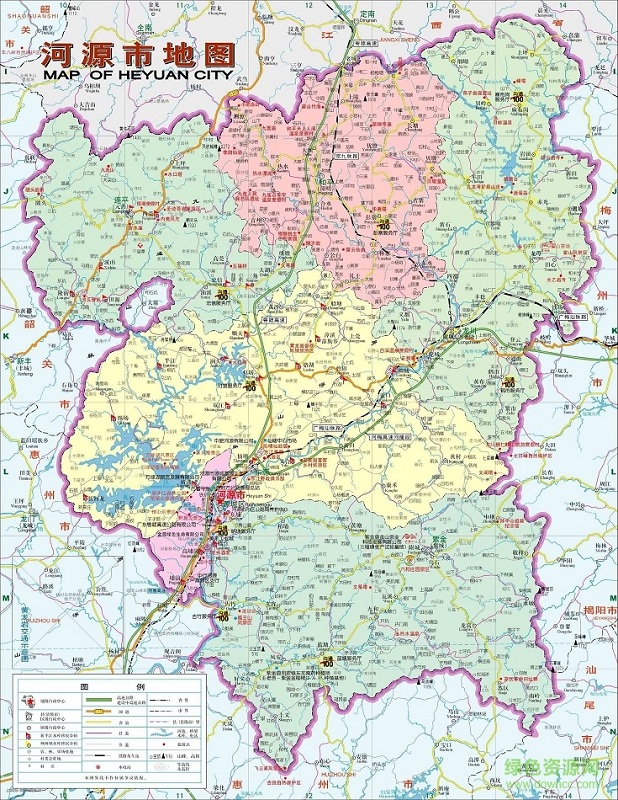 河源地圖全圖高清版 jpg格式 0
