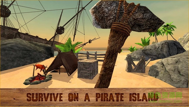 海島生存3D中文修改版(Pirate Island Survival) v1.0 安卓版 3