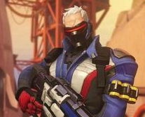 lol士兵76男槍自制皮膚