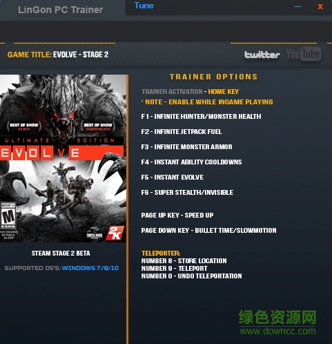 lingon版進(jìn)化之地2十項(xiàng)修改器  0