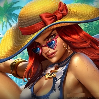 lol女槍泳池派對皮膚包