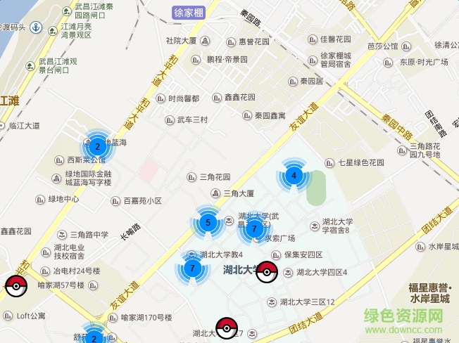pokemon go補(bǔ)給站查詢地圖 v1.0 安卓版 1