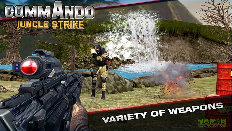 叢林突擊隊(duì)內(nèi)購修改版(Jungle commando 3D Assassin) v1.0 安卓無限金幣版 3