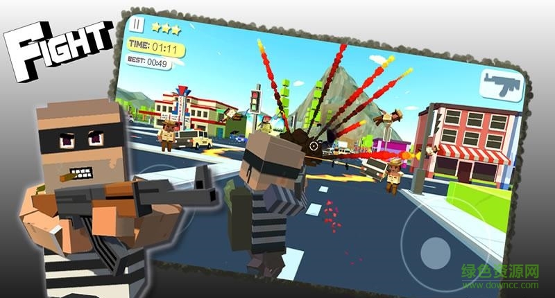 塊狀盜賊通緝無(wú)限金幣修改版 v2.4 安卓版 1