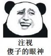 注視傻子的眼神qq表情包  0