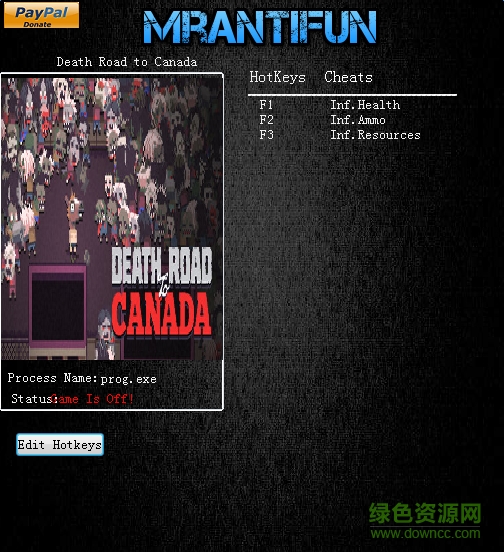 加拿大死亡之路v1.0三項(xiàng)修改器  1