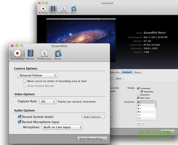 screenflick for mac(屏幕錄像) v2.7.16 蘋果電腦版 0