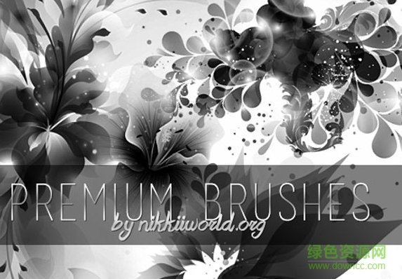 ps植物花瓣花紋筆刷  0