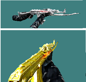 cs1.6黃金+暗金火麒麟槍械皮膚  0