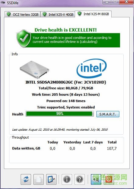 ssd固態(tài)硬盤檢測工具(ssdlife pro) ssdlife pro免費(fèi)下載