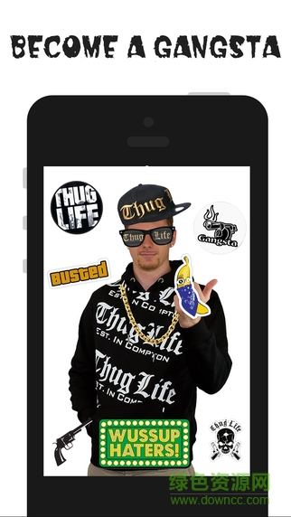 Thug life photo sticker maker軟件