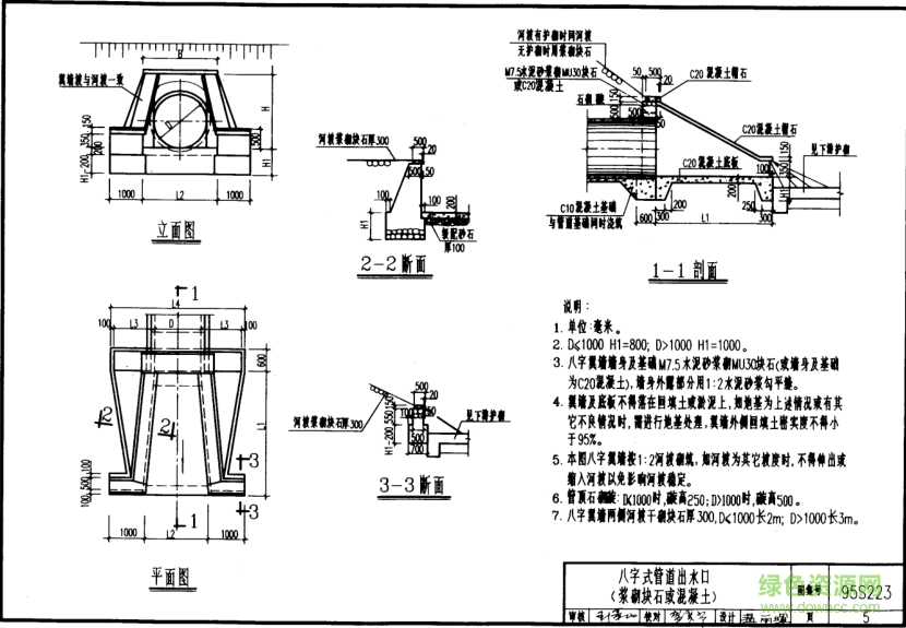 95s223排水口图集 95s223排水口图集