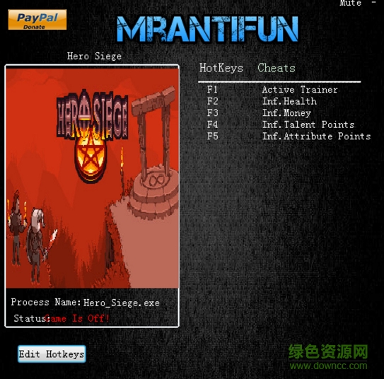 英雄攻城4項修改器 v1.7.0.1 綠色版 0