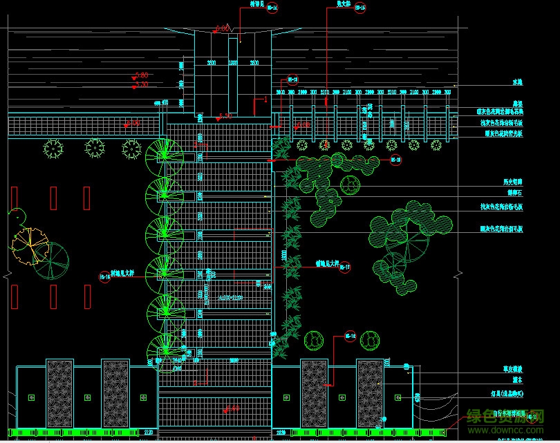 各種大門施工圖庫大全cad圖紙