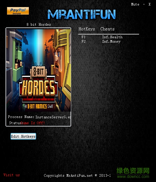 8位部落兩項(xiàng)修改器 Build618101Mrantifun版 0