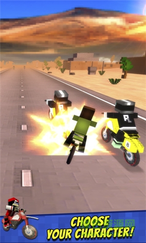越野方塊摩托車手機(jī)修改版(Dirtbike Survival Block Motos) v2.6.0 安卓版 1