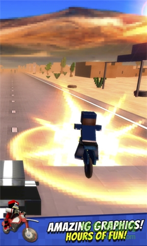 越野方塊摩托車手機(jī)修改版(Dirtbike Survival Block Motos) v2.6.0 安卓版 4