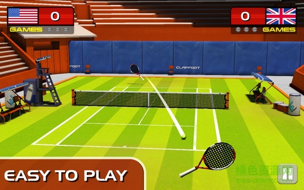 3D網(wǎng)球大賽中文修改版(Play Tennis) v2.1 安卓版 3