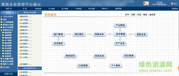 奧斯企業(yè)管理平臺 v5.4.1517 綠色版 1